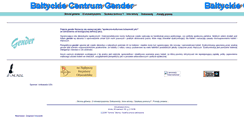 Desktop Screenshot of gender.logonet.pl